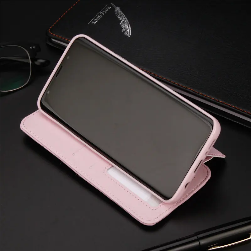 BELIAL Phone Case for Samsung S9 Case Diamond Crown Luxury Flip Leather Cover for Samsung Galaxy S9 Plus Cover Wallet Card Women (13)