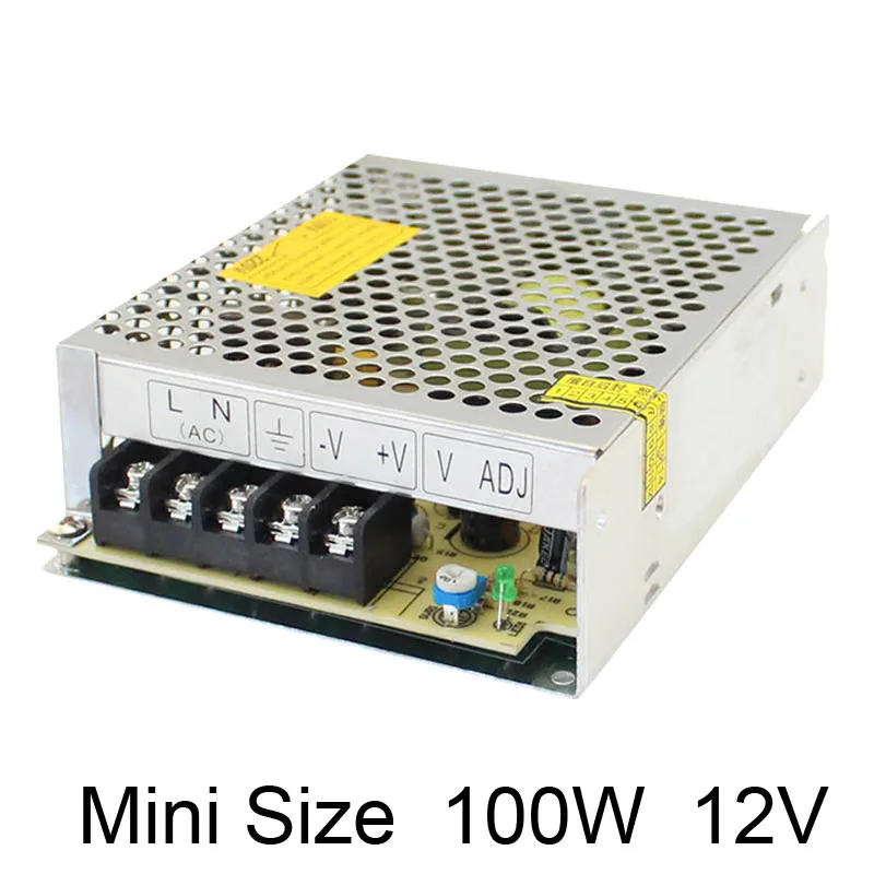 

MS-100-12 10W 12V 5A universal AC UPS/Charge function monitor switching power supply 13.8v, battery charger 2 year warranty