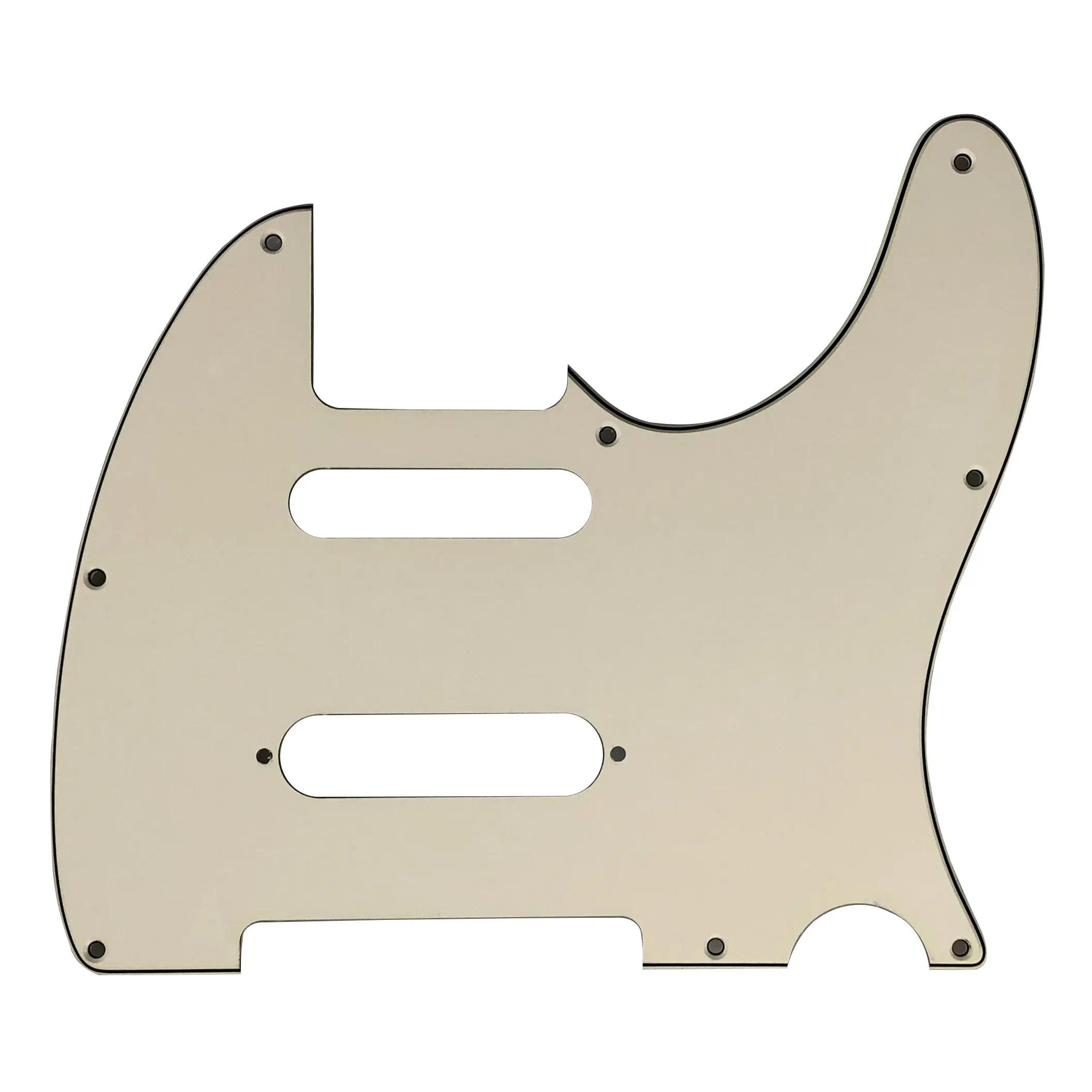 Pleroo Custom Guitar parts-для США Nashville 62 Tele telecaster Guitar pick guard с шипами - Color: 3Ply Parchment