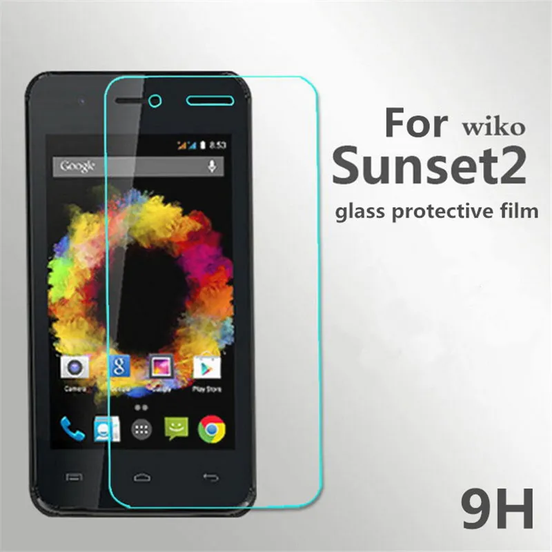 

9H Premium Tempered Glass For Wiko Sunset 1 2 Sunset1 Sunset2 Screen Protector Toughened Protective Film Guard