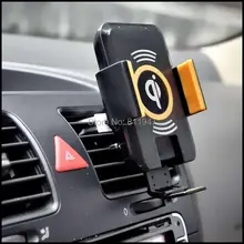 For Samsung S6 Edge Plus Yotaphone 2 Universal Qi Car Holder Wireless Charger For Samsung S7