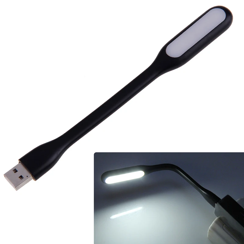 

Adjustable Mini Pocket Portable Flexible USB LED Table Lamp Desk Reading for Laptop Notebook PC Night Reading Lighting AA