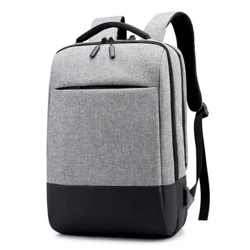 

Factory Direct Business Computer Backpack 2020 New Double Shoulder Bag Simple USB Charging Interface Bookbag Backpack Men