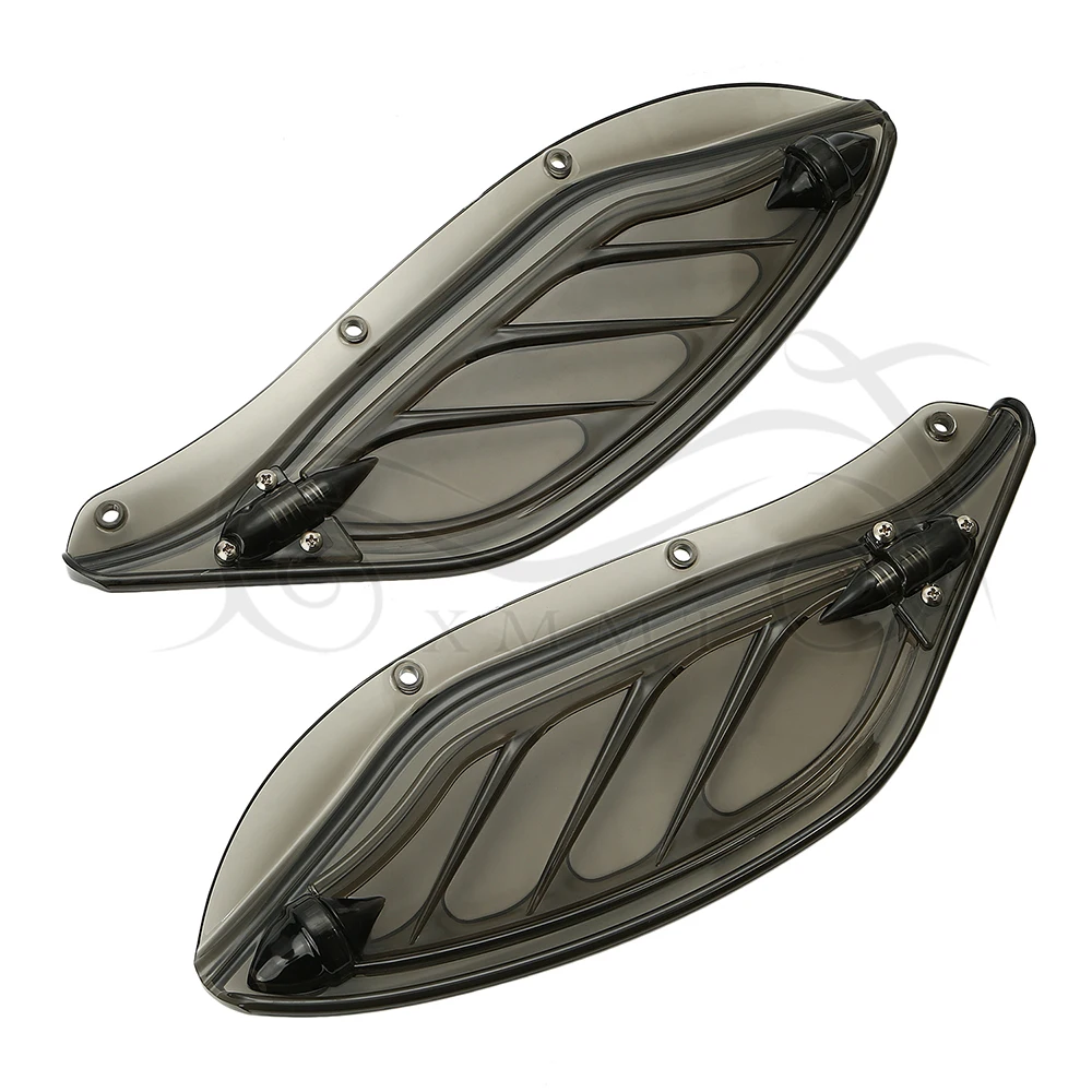 Мотоцикл Регулируемый воздушный крыло обтекатель-дефлектор для Harley Touring дым мото стиль 1996-2013 2010 2012