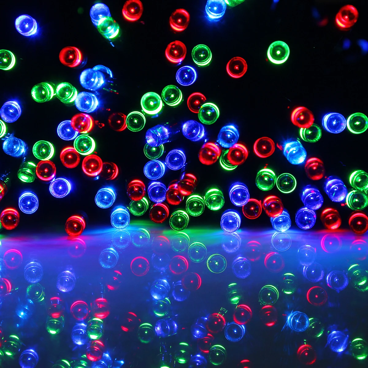 

Mising Lighting Strings 400 LED Solar Powered Fairy String Light Garden Party Decor Christmas Lights