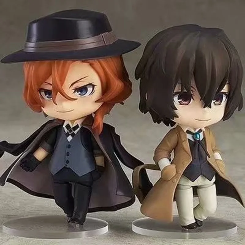 

Bungo Stray Dogs Nakahara Chuya Nendoroid 676&657 Pvc Cartoon PVC Action Figures toys Anime figure Toys For Kids children gift