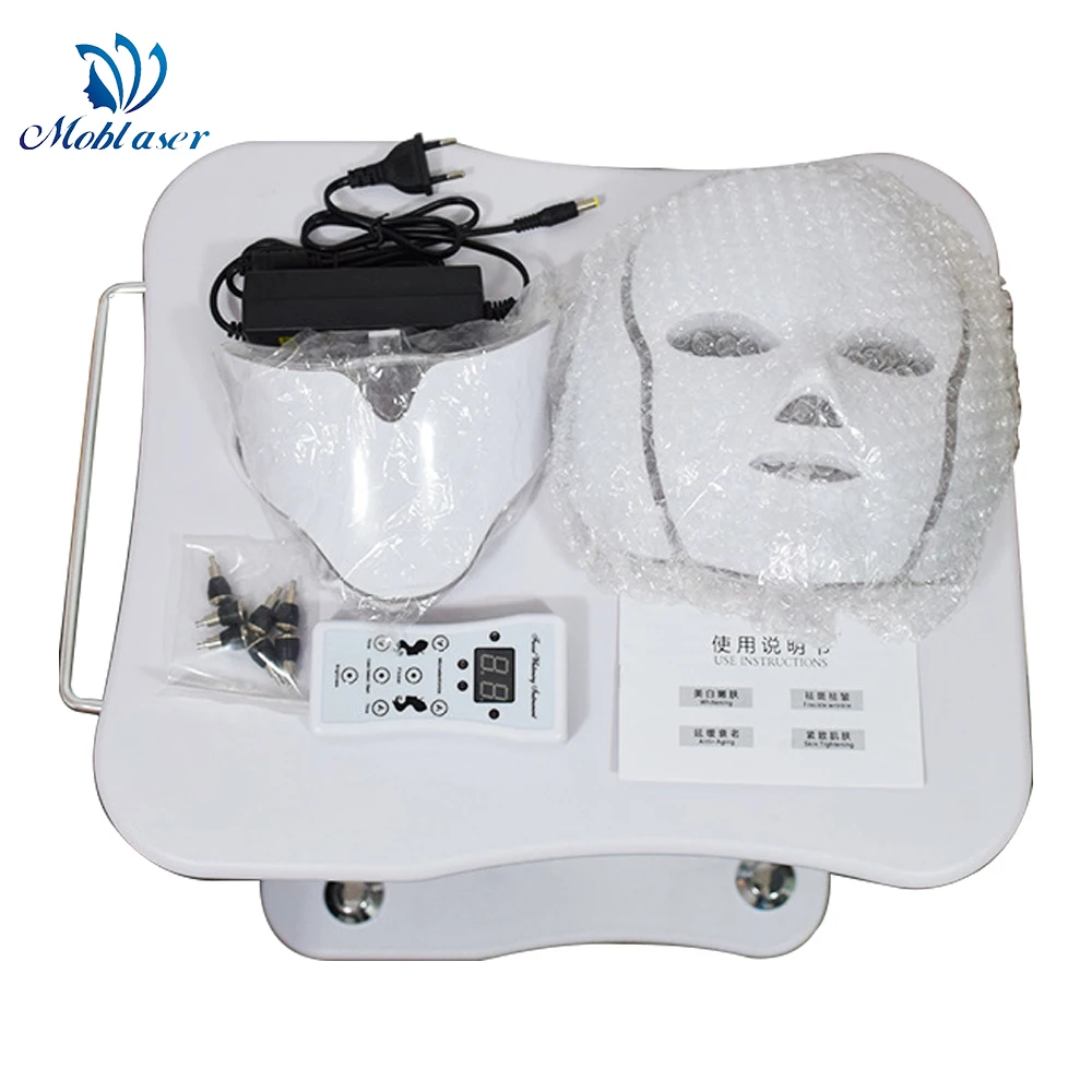 Светодиодная маска Светодиодный свет для лица фотоновая маска терапия для лица отбеливающий омолаживание и увлажнение против старения удаление морщин Уход красота оборудование