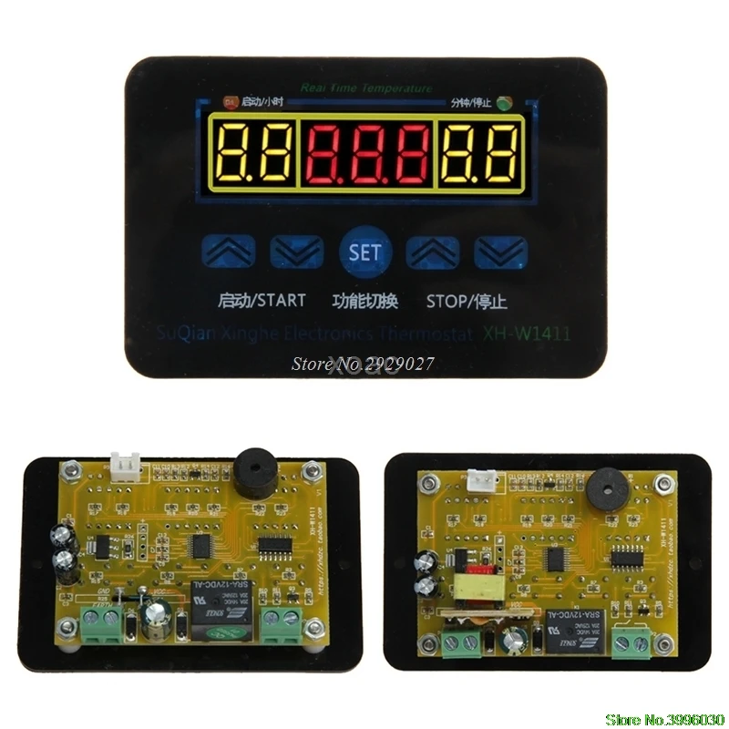 

12/220V 10A Digital LED Temperature Thermostat Control Switch Sensor Probe