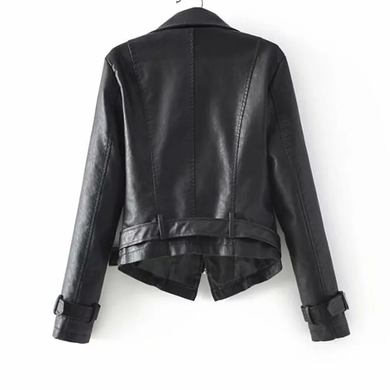 Женская куртка из искусственной кожи, яркие цвета, черная мотоциклетная куртка, короткая искусственная кожа, 4 цвета, кожаная женская куртка, Jaqueta Couro