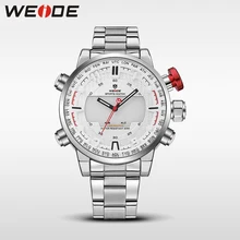 WEIDE luxury analog clock men auto date army digital display stainless steel strap quartz sports chronograph calendar wristwatch WEIDE luxury analog clock men auto date army digital display stainless steel strap quartz sports chronograph calendar wristwatch