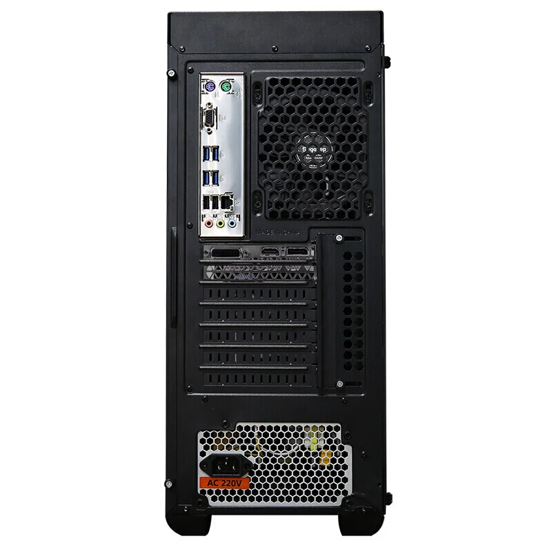  GETWORTH R31 Liquid Cooling Computer Intel I7 Desktop I7 8700K GTX1060 6GB WD 240G SSD 8G RAM Win10