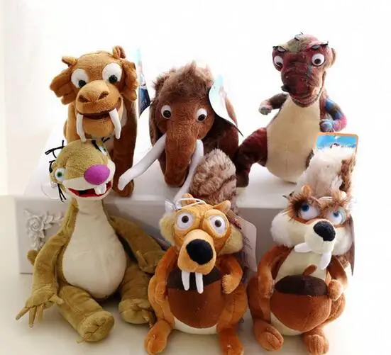 New Arrival Scrat Plush Squirrel Stuffed Plush Toy Ice Age 3 High Quality Ice Age Soft