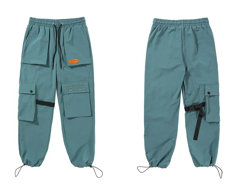 Buckle Straps Cargo Pants 2