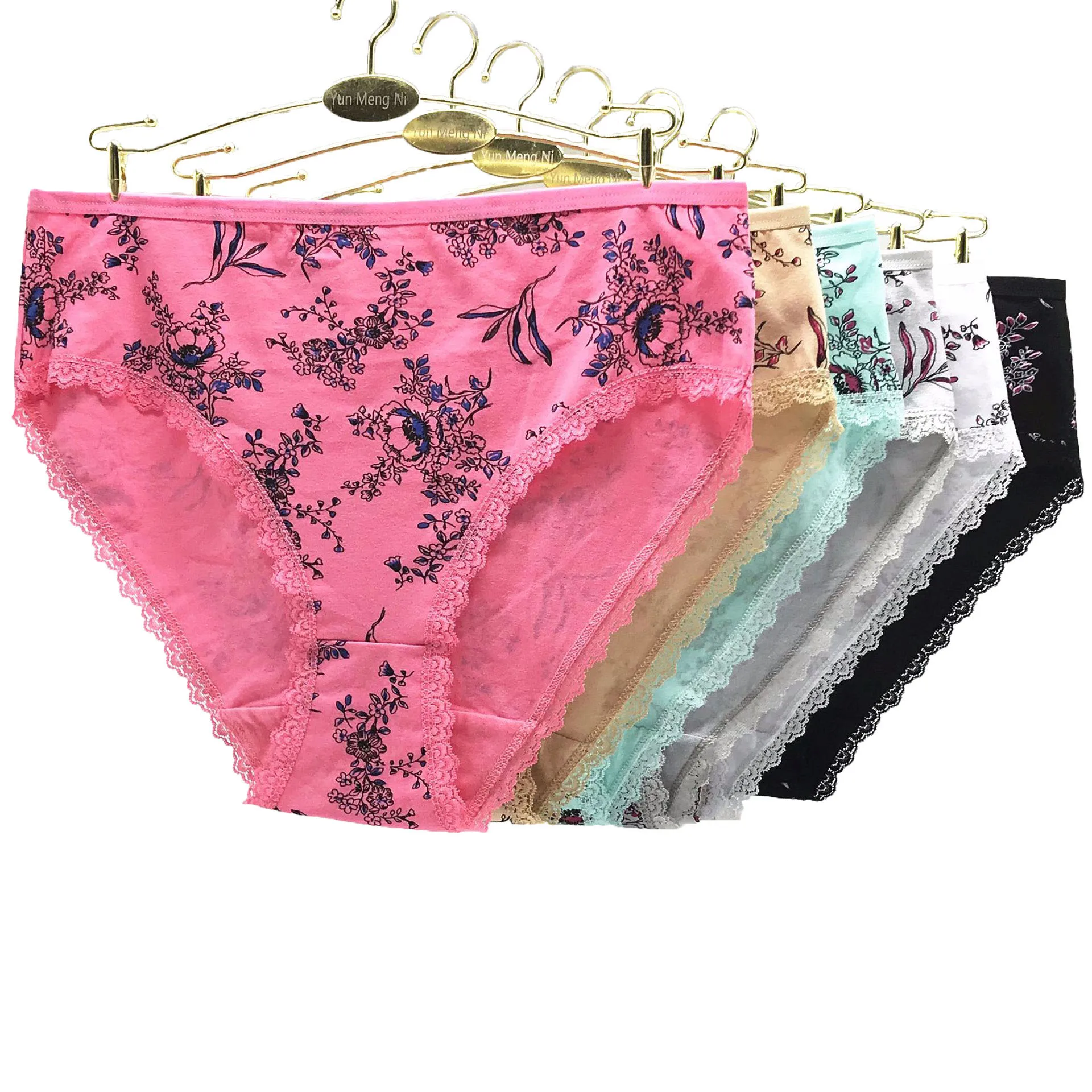 6pcs/lot High Rise Large Size Briefs Cotton Comfortable Women's