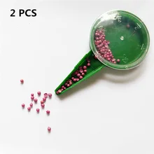 2 шт. сеялка для сеялки Садовые принадлежности 5 файлов Регулируемый Ручной Портативный цветок сеялка садовые инструменты цветок