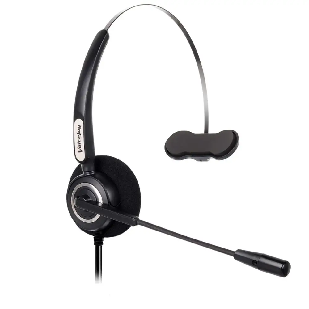 4P4C plug headset headphones RJ9 plug phone headset for AVAYA IP Phone