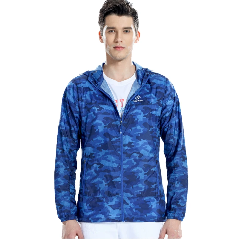 Camo Summer Casual Quick Dry Anti uv Sunscreen Coat Ultra Light