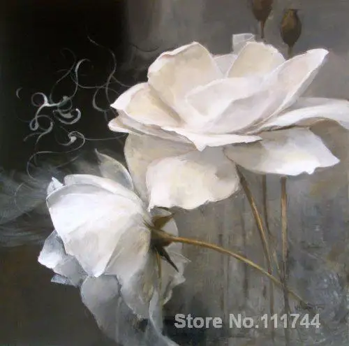 

Christmas Gift Flowers in black and white by Willem Haenraets oil painting reproduction High quality Handmade