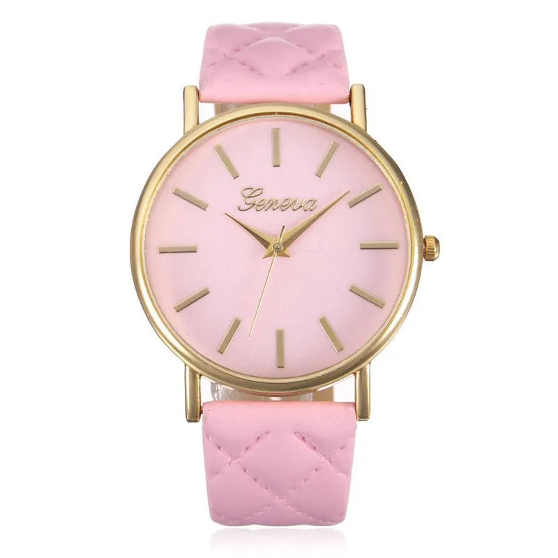 

2018 new rineiwaFashion Women watches Crystal Leather Wrist Watch Women Casual Dress quartz Watches Montre Femme Relojes hombre