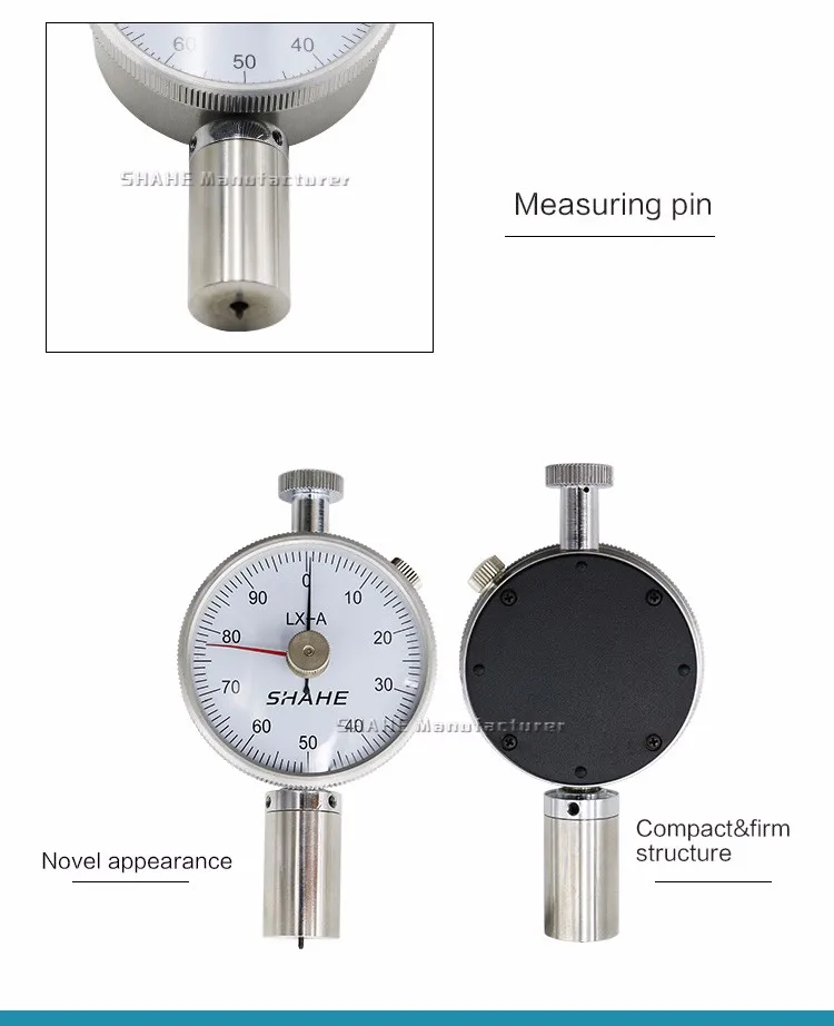 10-90 HA двойные иглы твердомер измерения для резиновая LX-A-2