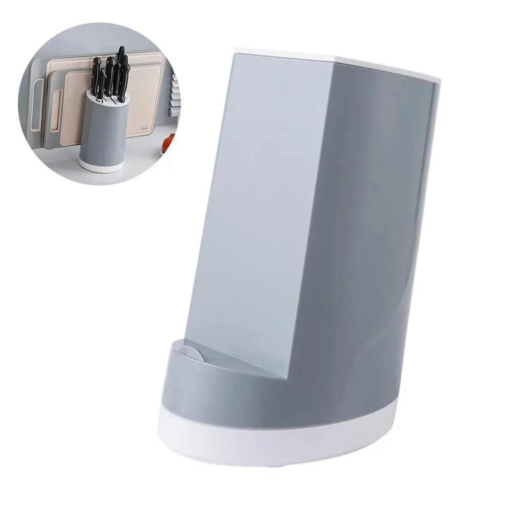 

Simple Design Multi-functional Kitchen Knife Block Rest Rack Stand Knives Holder Storage with 2 Colors