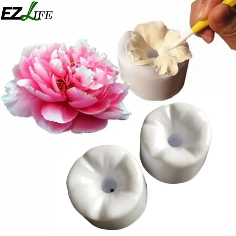

2 pcs Hibiscus Petal Silicone Veiner & Flower Fondant Sugarcraft Stainless Steel Cake Decor Mold LXW2602