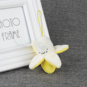 

7cm Cute Cartoon Stuffed Plush Soft Banana Doll Toy Birthday Gift Pendant