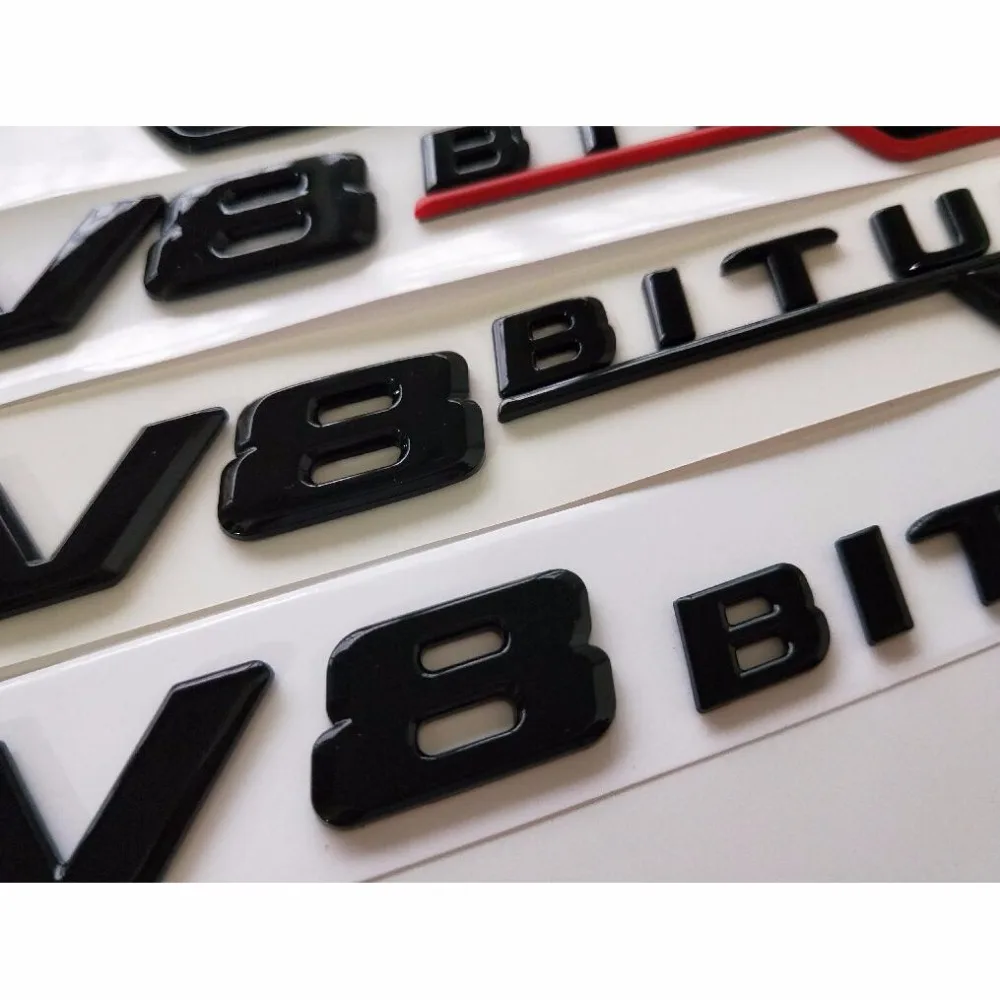 Блестящие черные буквы S63 S63s V8 BITURBO 4matic + Эмблема багажника брызговик эмблемы