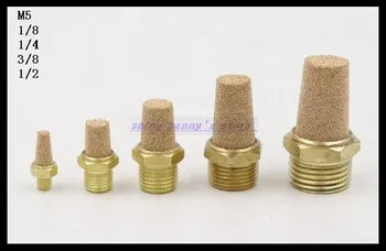 

30Pcs/Lot 3/8" BSPT Pneumatic Filter Silencer Sintered Bronze Brand New