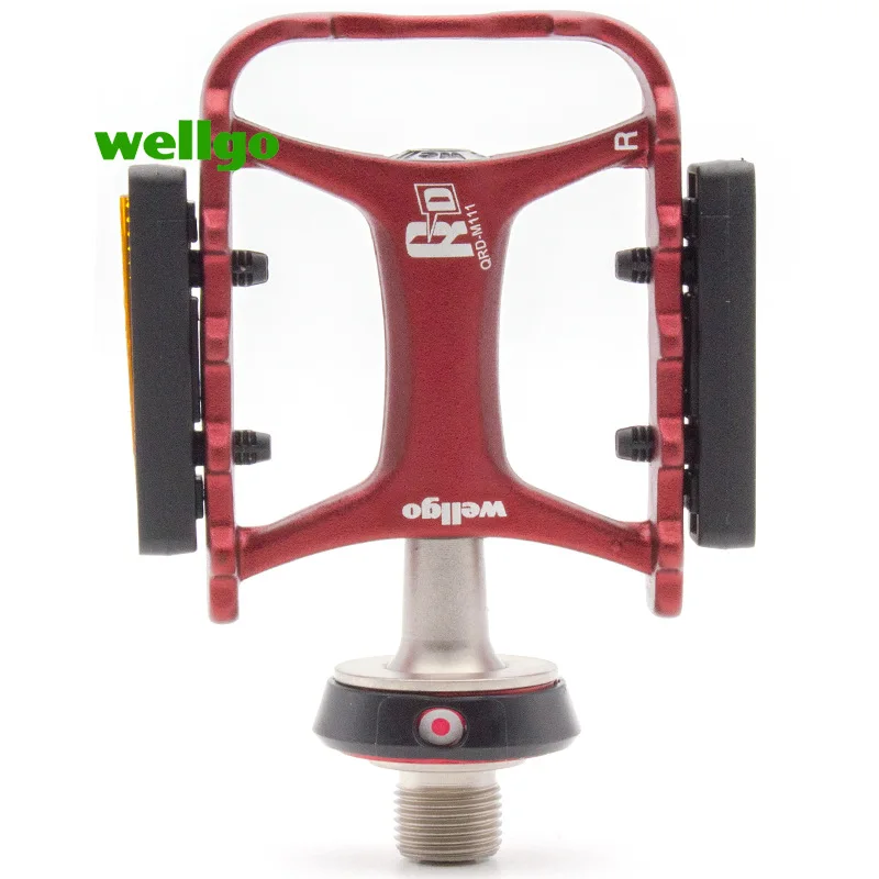 

Wellgo Original M111 Quick Release Bicycle Pedals Road Bike Ultralight Pedal MTB Cycling Bearing Pedals