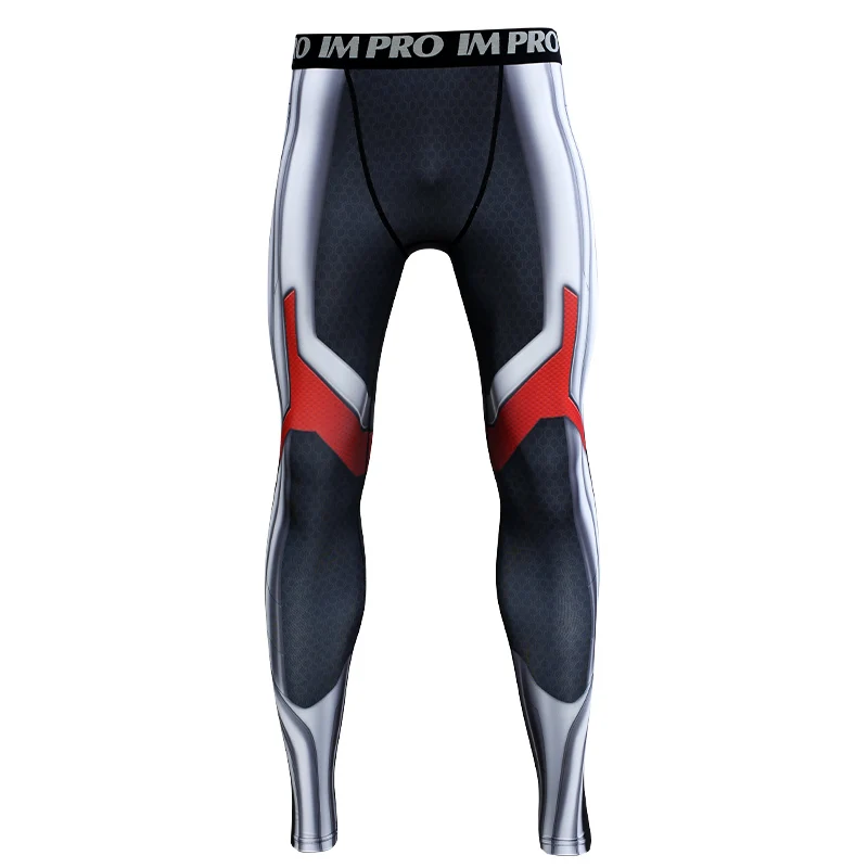 Adults Unisex Pants Avengers Endgame Quantum Realm Cosplay Compression Pants The Advanced Tech 3D Printed Trousers For Male
