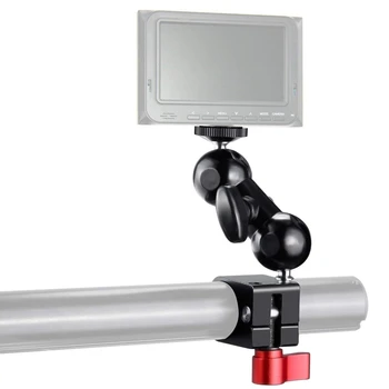 

Field Monitor Mount with 1/4-inch Screw and 360-Degree Rotatable for DJI Ronin-M Handheld Gimbal, Fit All Rods with Diameter 2