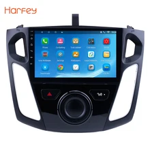 Harfey Android 8,1/7,1 9 «Car gps стерео радио 4 ядра мультимедийный плеер для 2011 2012 2013 2014 2015 Ford Focus Поддержка DVR