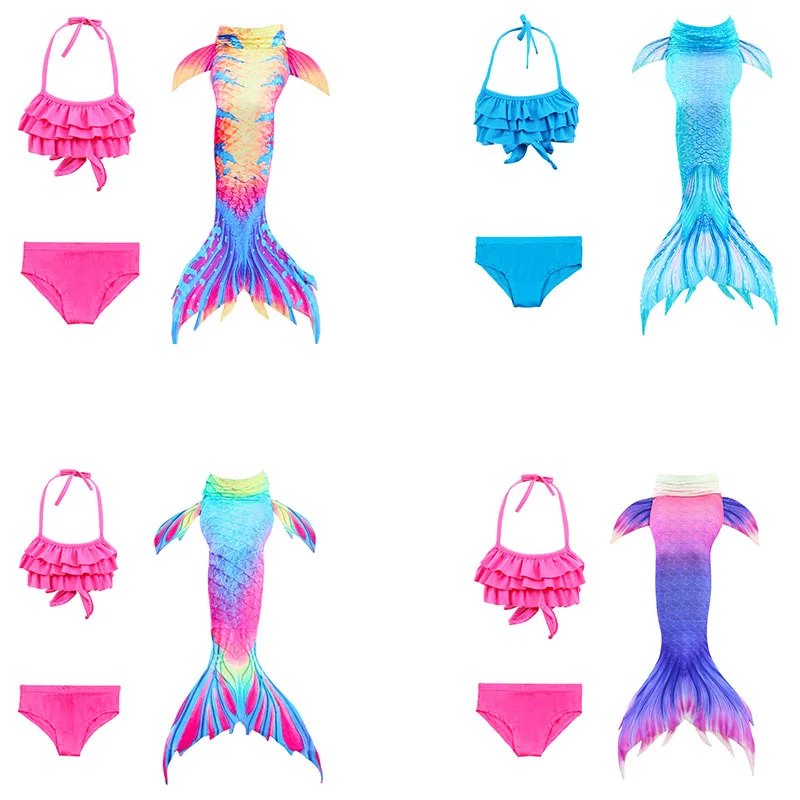 Kids Mermaid Swimsuit Bikini