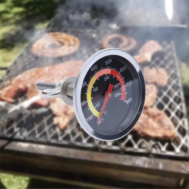 Термометр для приготовления пищи, барбекю, печь, термометр для барбекю из нержавеющей стали, приборы для измерения температуры от 0 до 1000 градусов Цельсия