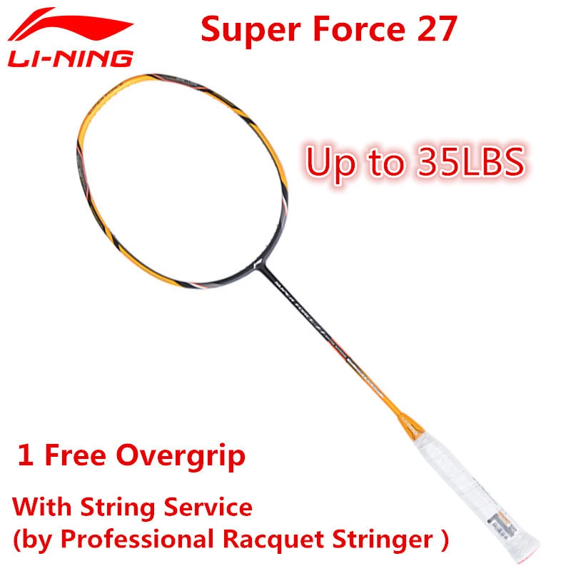 35 lbs badminton racket