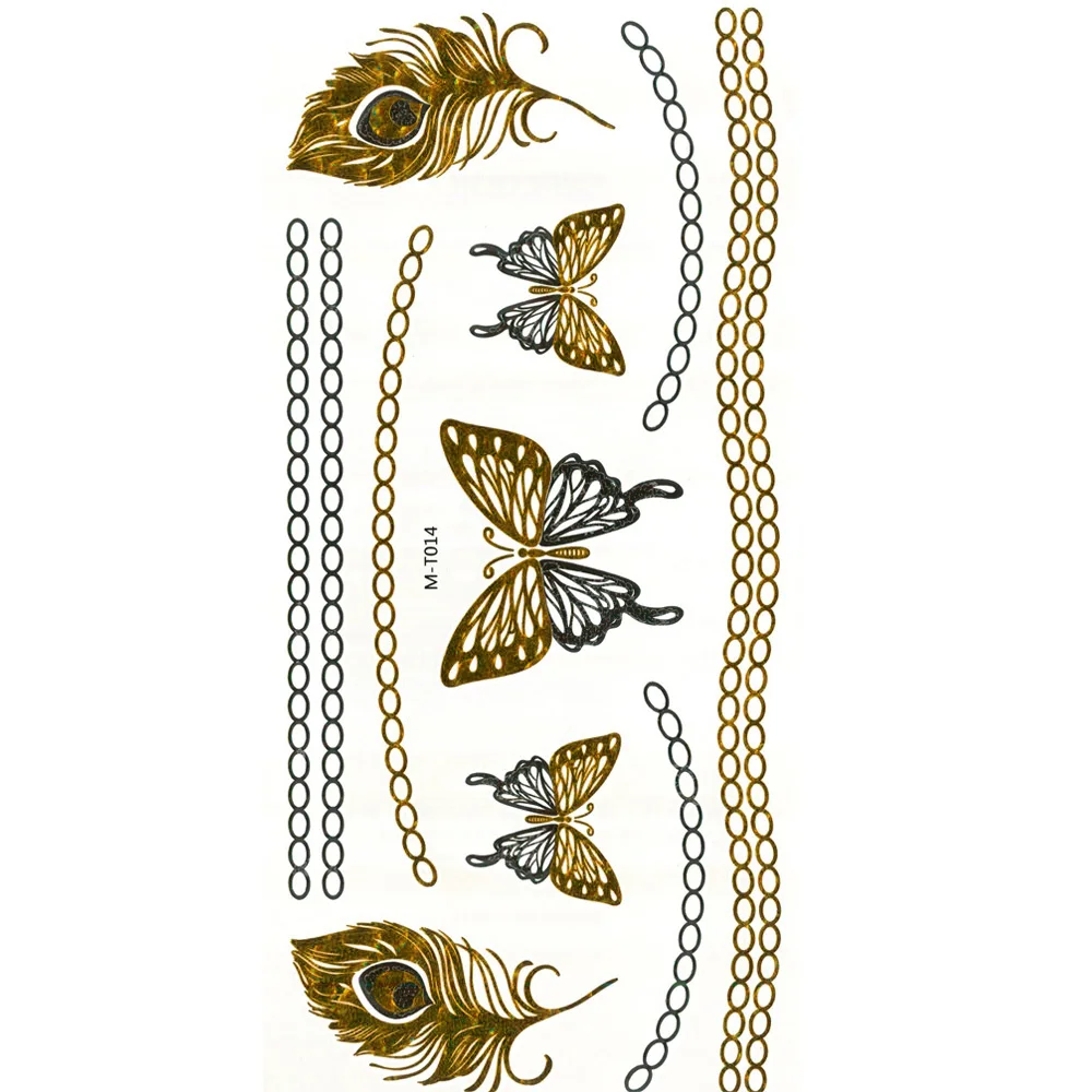 8PCS Beautiful Cute Water Transfer Tattoos Body Art Makeup Cool 3D Waterproof Temporary Tattoo Stickers For Girls Man Tatouage (29)