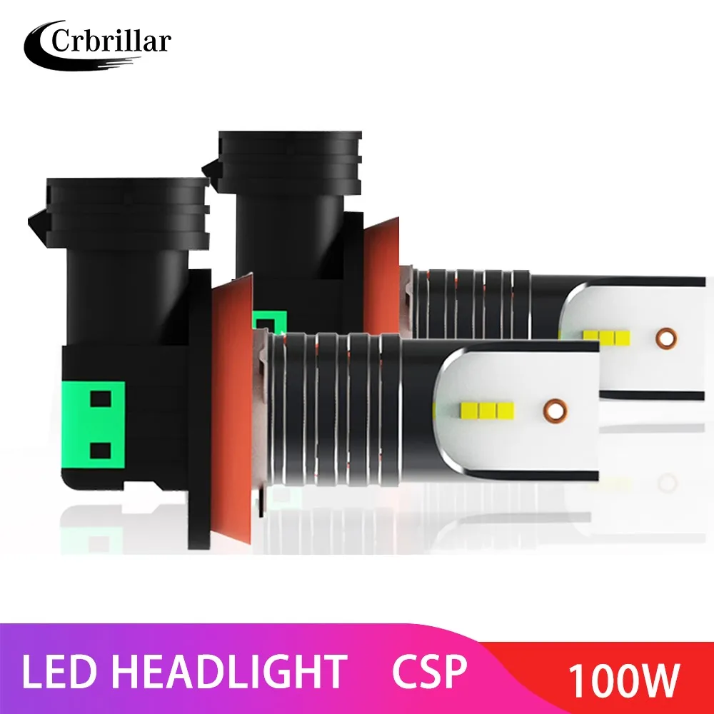 

H11 30000LM/Pair Car LED Headlight IP68 Waterproof 9V 12V 36V 6000K Cold White H11 Cold White with CSP Chips Fog Light Bulb