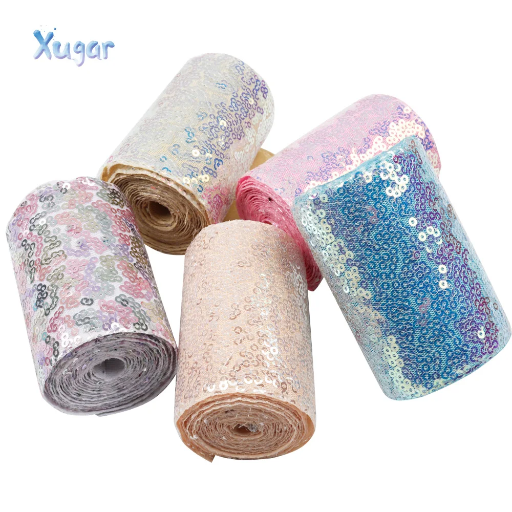Xugar 2yards 3 75mm Sequin Ribbon
