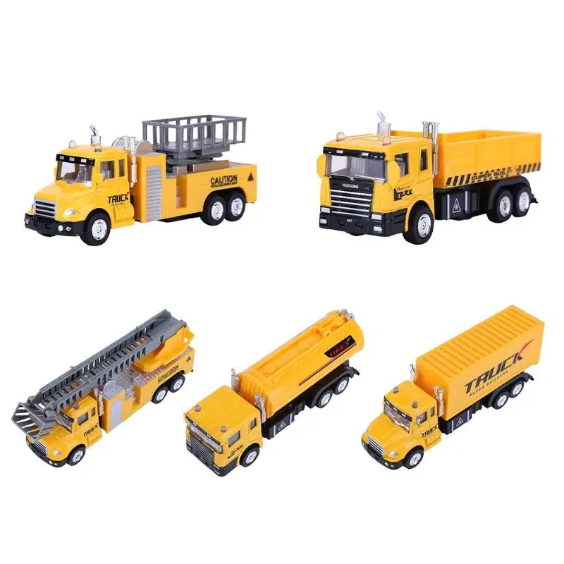 

1:43 Alloy Engineering Truck Model Pull Back Simulation Car Diecast Kid Toy Children Toys Engineering Car Model