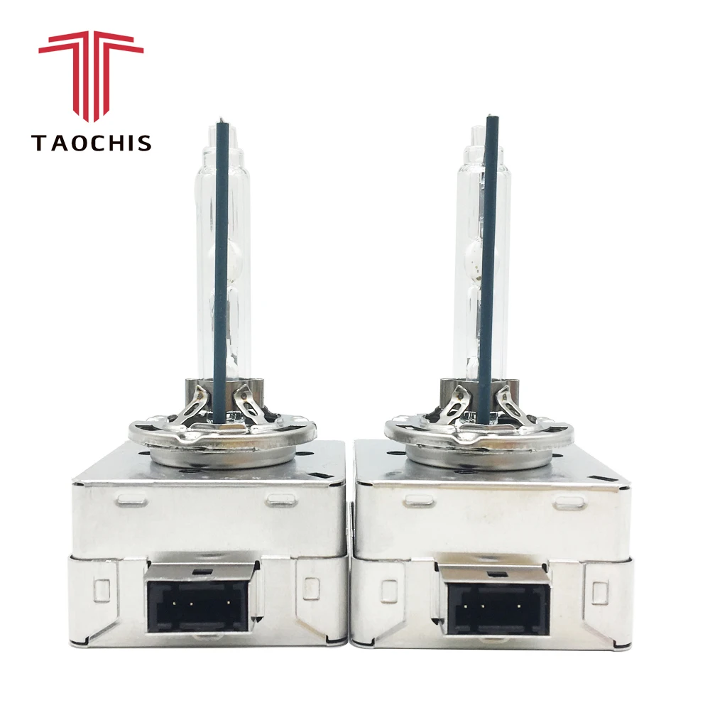 

TAOCHIS 12V 35W Auto Car styling 1 Pair HID Bulb D1S Xenon Lamp headlamp light 4300K 6000K Replacement upgrad headlight