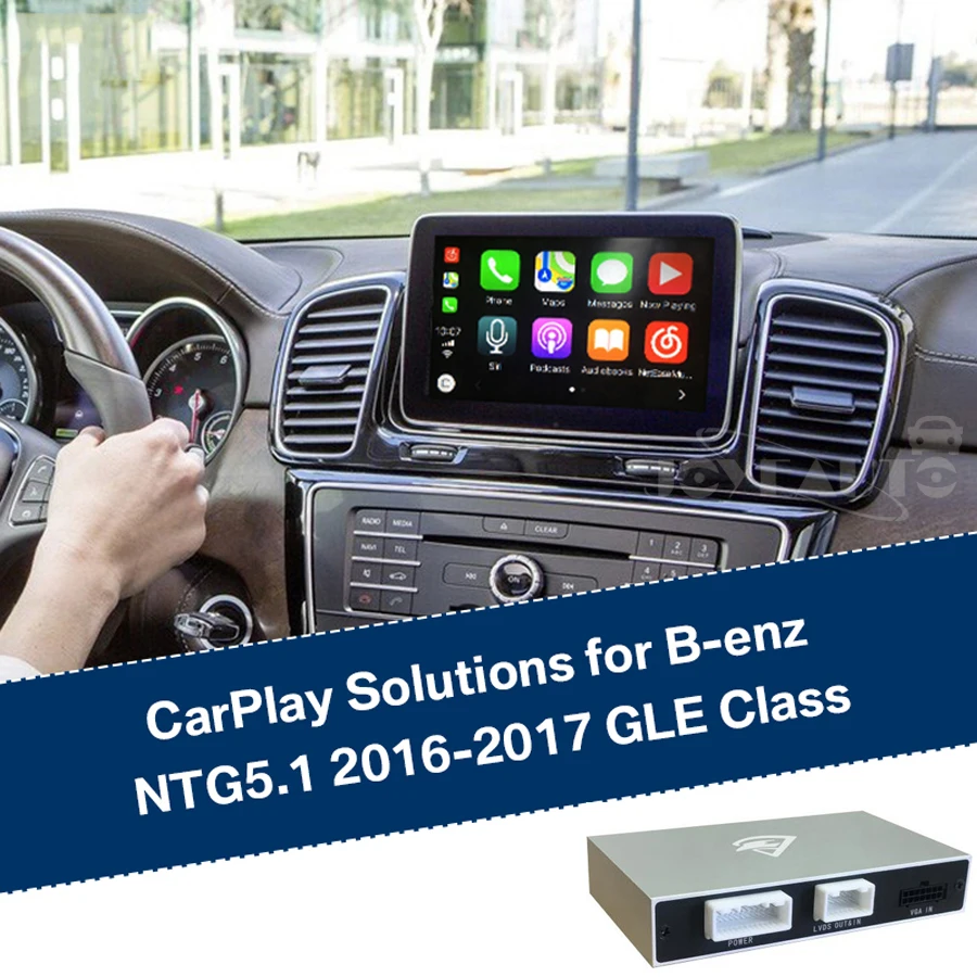 

Joyeauto Wifi Wireless Carplay Car Play Android Auto Mirror Retrofit for Mercedes GLA GLC GLE GLS NTG 5.1 5.2 5.5 Reverse Camera