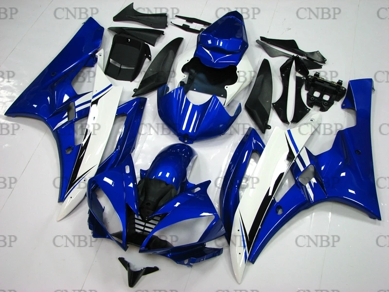 Обтекатели YZFR6 2006 Abs обтекатель YZF600 R6 2007 сине белый YZF 2007|abs fairing|yzf r6 2007yzf |
