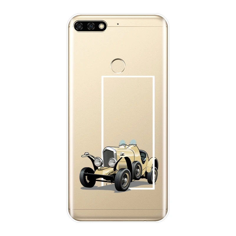 Забавные 3D Автомобильные чехлы для телефонов Huawei Honor 10 9 8 8X MAX Силиконовые мягкие 7