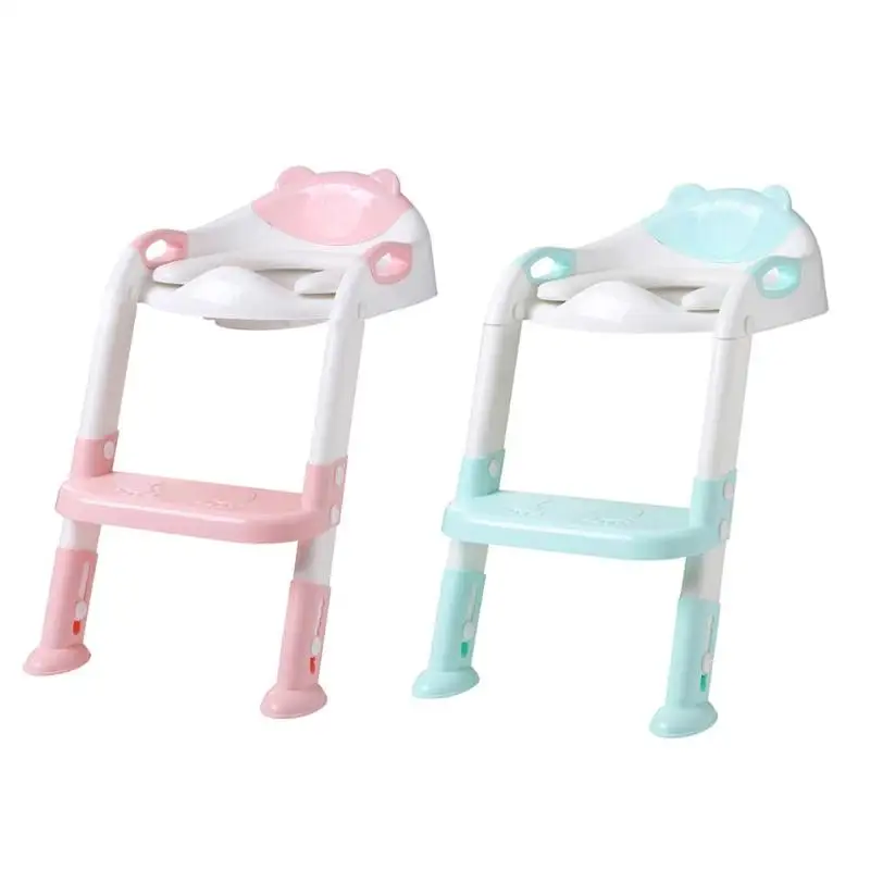 Детское сиденье для унитаза Детская безопасность унитаза с регулируемая лестница легко гигиенический душ обучение стульчики детские для