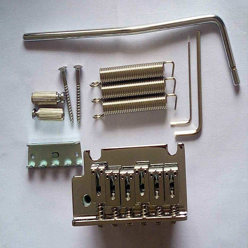 

Left hand Electric Guitar Tailpiece small double rocking tremolo in Stainless steel guitar vibrato system bridge