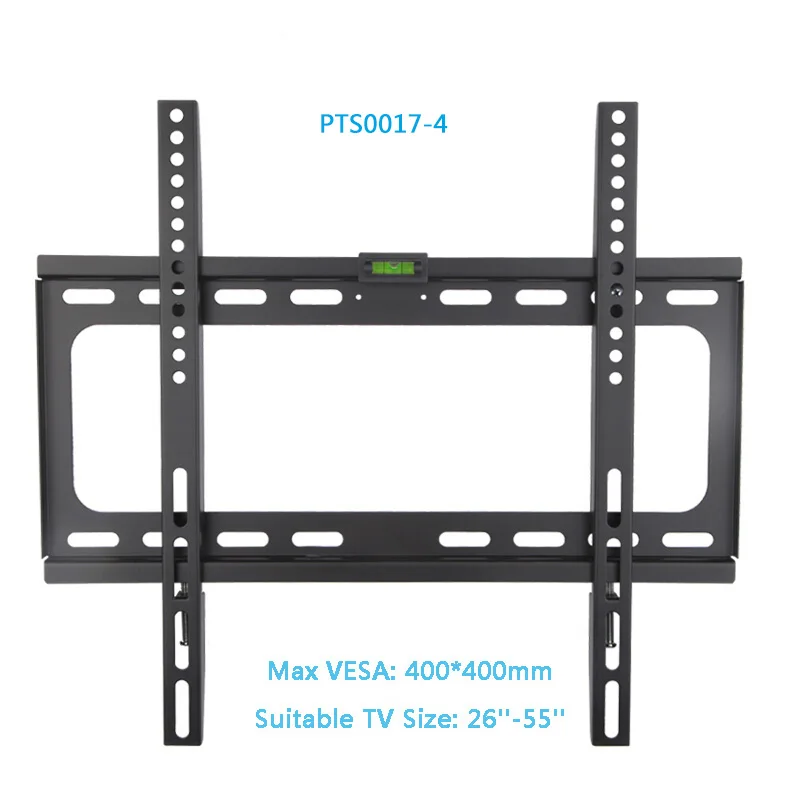 Фиксированный настенный кронштейн для телевизора, универсальный настенный кронштейн для телевизора 50 кг, фиксированная плоская панель, ТВ рамка для 26-55 дюймов, ЖК-светодиодный монитор, плоская панель - Цвет: 26-55inch