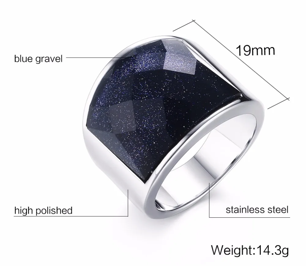 Mens Rings blue 13