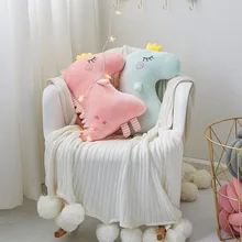 Детский динозавр плюшевая игрушка на заказ кукла милая детская спальная Подушка плюшевая на день рождения креативный подарок для девочек и мальчиков