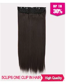 Valenwigs 2" 130 г Длинные прямые чистый цвет 7 шт. синтетические волосы высокой температуры волокна на всю голову клип в наращивание волос